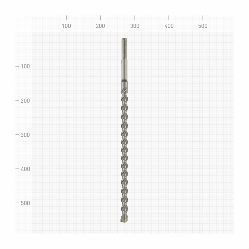 Бур Trigger 88008 SDS-Max (двойная спираль, 4 резца), 22х415/540 мм
