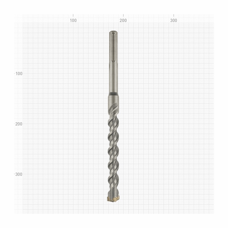 Бур Trigger 88009 SDS-Max (двойная спираль, 4 резца), 25х215/340 мм