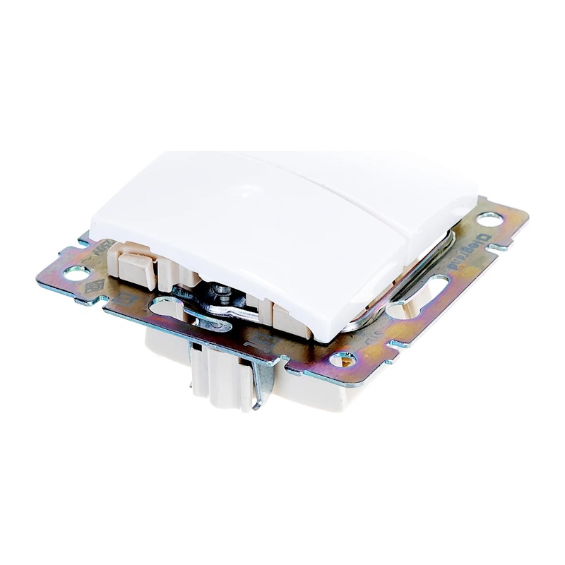 Выключатель с/у Valena 694265, 2 клавиши, б/инд, белый