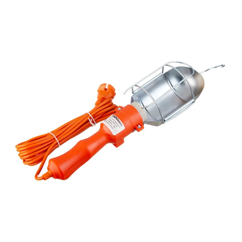 Светильник переносной 966U-0105 с выкл. ПВС 2х0,75, 60/15/7Вт, E27, 5м