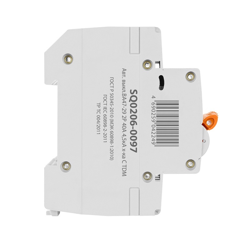 Выключатель автоматический TDM ВА 47-29, 4,5кА, С 40А, 2П
