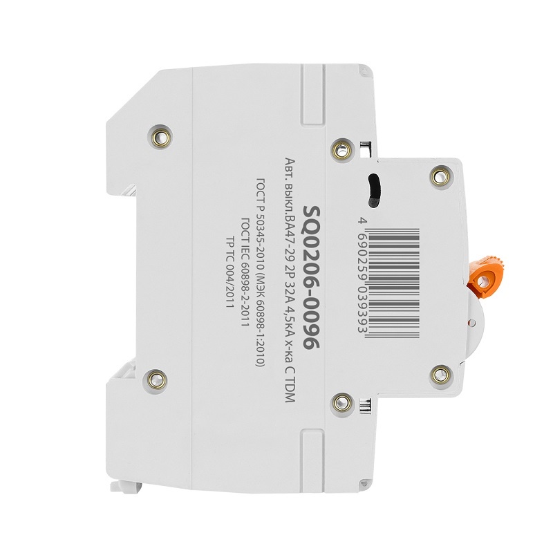 Выключатель автоматический TDM ВА 47-29, 4,5кА, С 32А, 2П