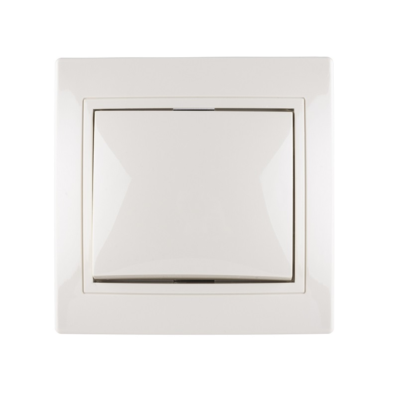 Выключатель с/у Таймыр SQ1814-0101, 1 клавиша, б/инд, слоновая кость