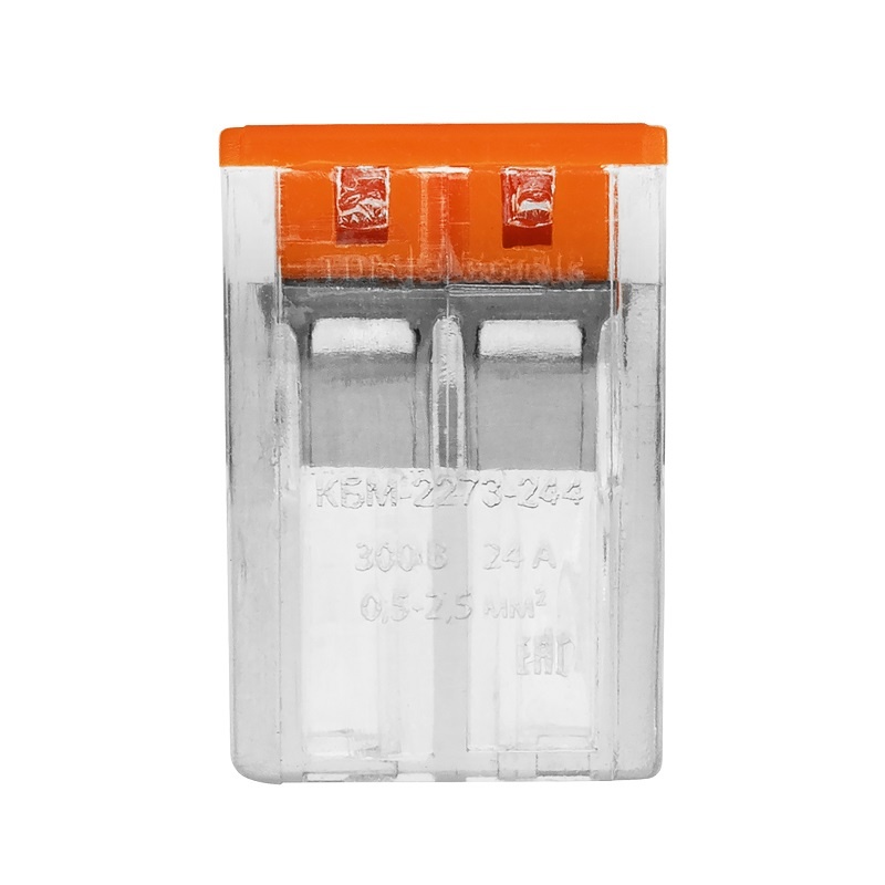 Клемма 2273-244 с пастой, 4 провода 1,0-2,5 мм2 (130 шт.)