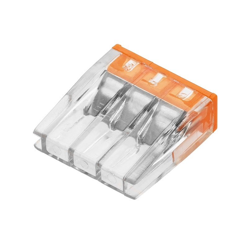 Клемма 2273-233 с пастой, 3 провода 1,0-2,5 мм2 (5 шт.)