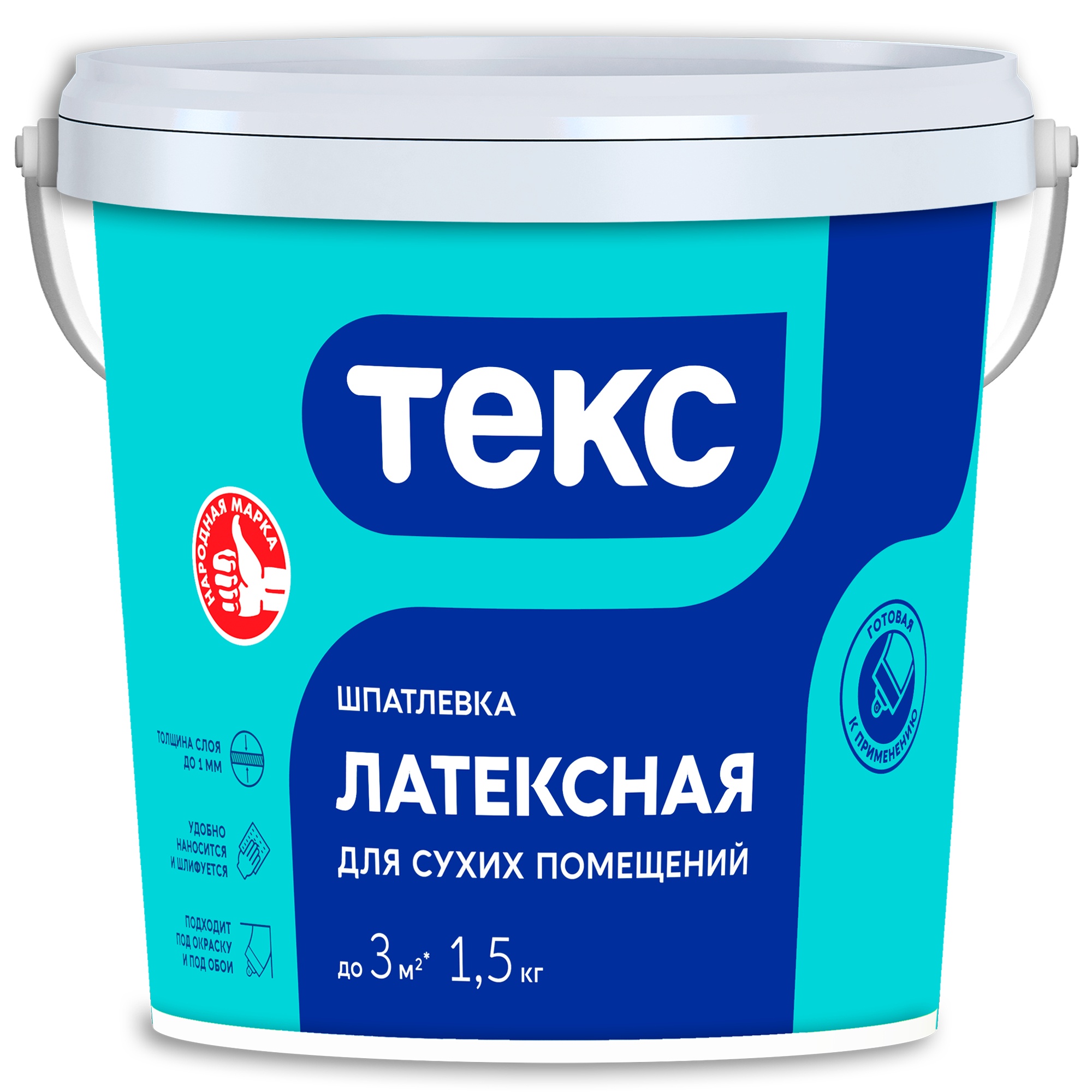 Шпаклёвка латексная Текс Профи (1,5 кг)