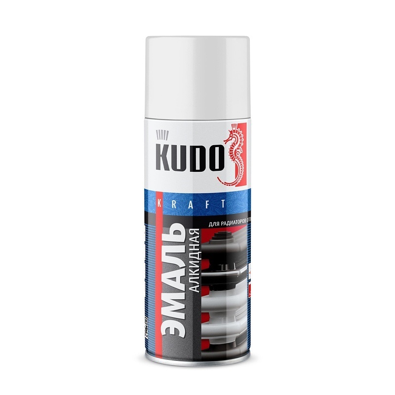Эмаль для радиаторов отопления Kudo KU-5101 белая (0,52 л)