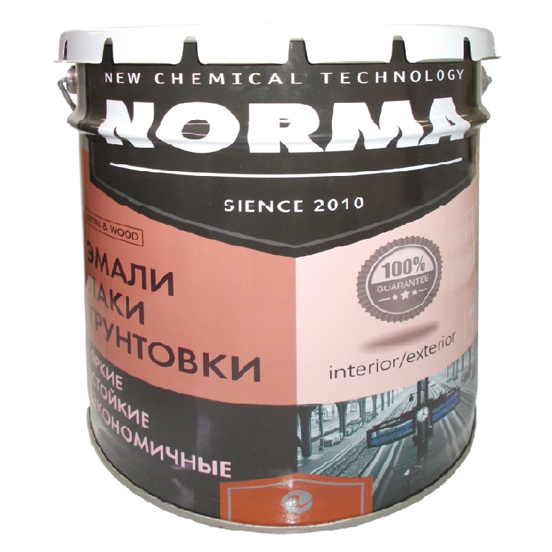 Эмаль Novolocor ПФ-115 НОРМА чёрная (25 кг) литография