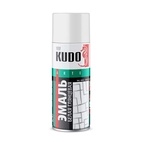 Эмаль аэрозольная Kudo KU-1001 универсальная белая глянцевая (0,52 л)