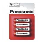 Батарейка солевой Panasonic, тип BR6/AA, 1,5 В (4 шт.)