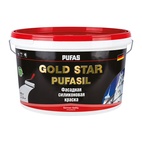 Краска фасадная Pufas Gold Star Pufasil А силиконовая  мороз. (10 л)