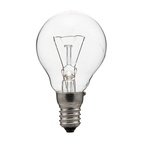 Лампа накаливания Е14, шар, 60Вт, 230В, прозрачная