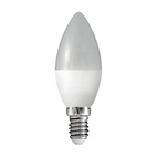 Лампа светодиодная LED E14, свеча, 6Вт, 4000К, нейтральный свет