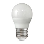 Лампа светодиодная LED E27, шар, 8Вт, 2700К, теплый свет