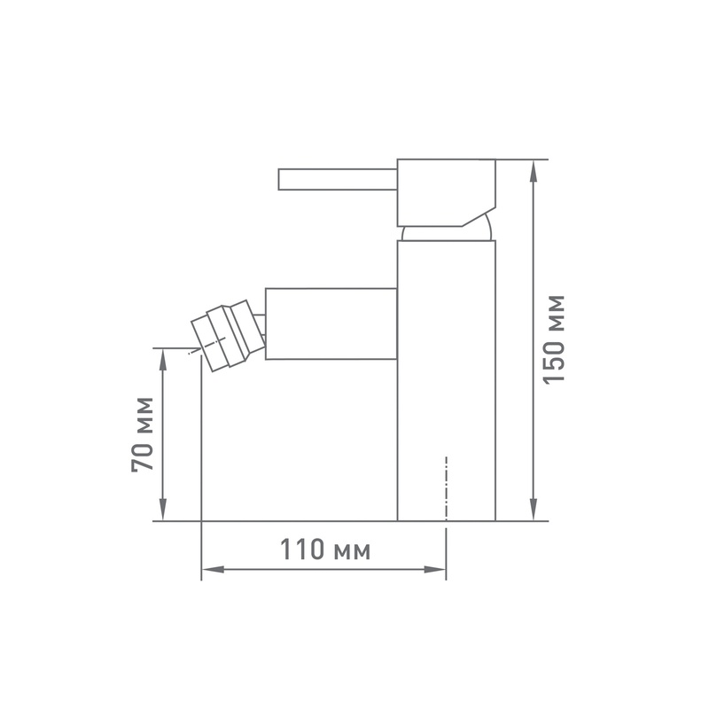 Смеситель для биде Mix&Fix Buggy 0204
