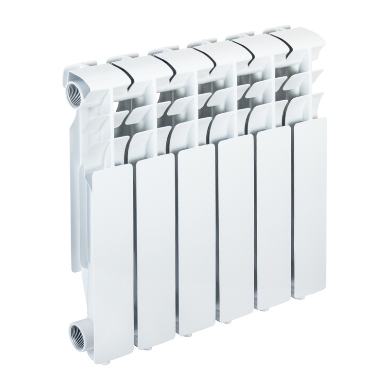 Радиатор алюминиевый Klip 3306, 350х80 мм, 6 секций