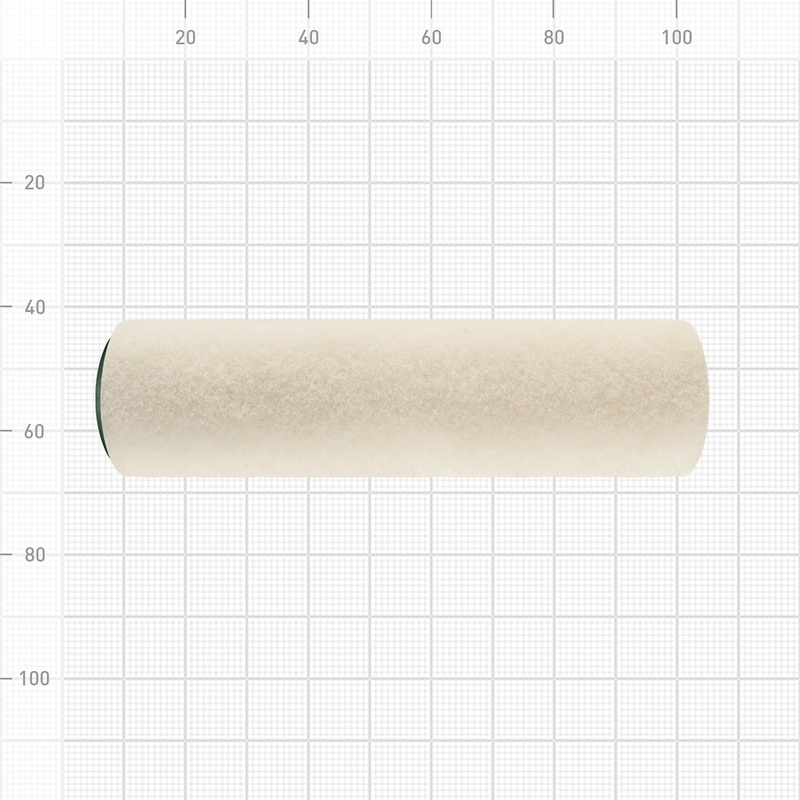 Мини-валик велюр ВАРЯГ 31879 100 мм, ворс 5 мм (уп. 2 шт.)