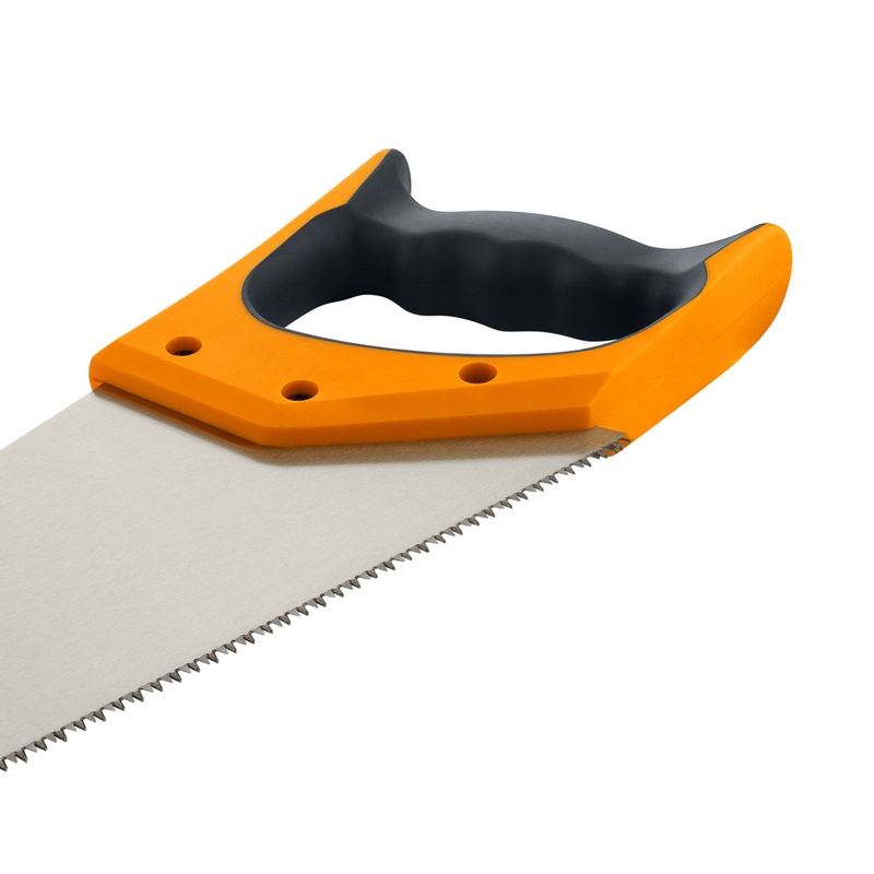 Ножовка по дереву Варяг 85676 3х гранная заточка, средний зуб, 450 мм