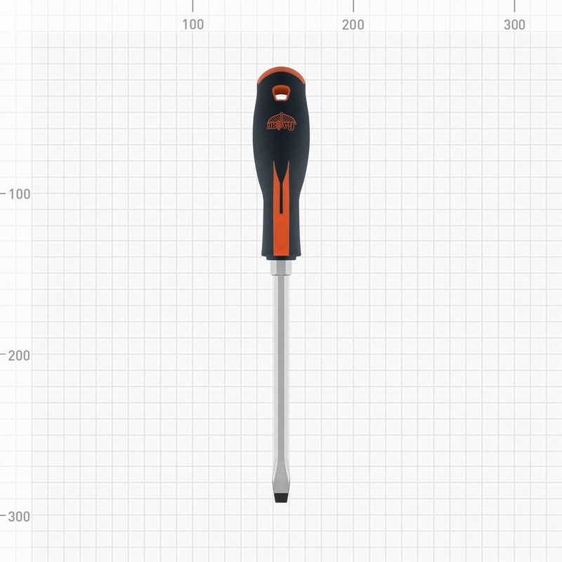 Отвертка Варяг 86037 шестигранный стержень SL 8х150 мм
