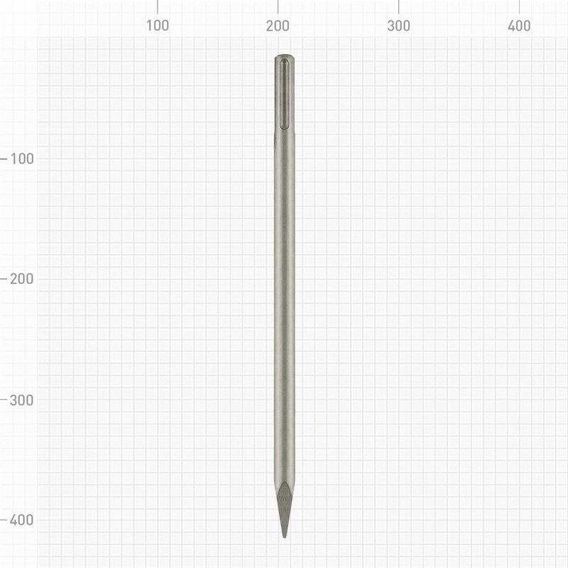 Зубило точечное (пика) Trigger 88105 SDS-Max 400 мм