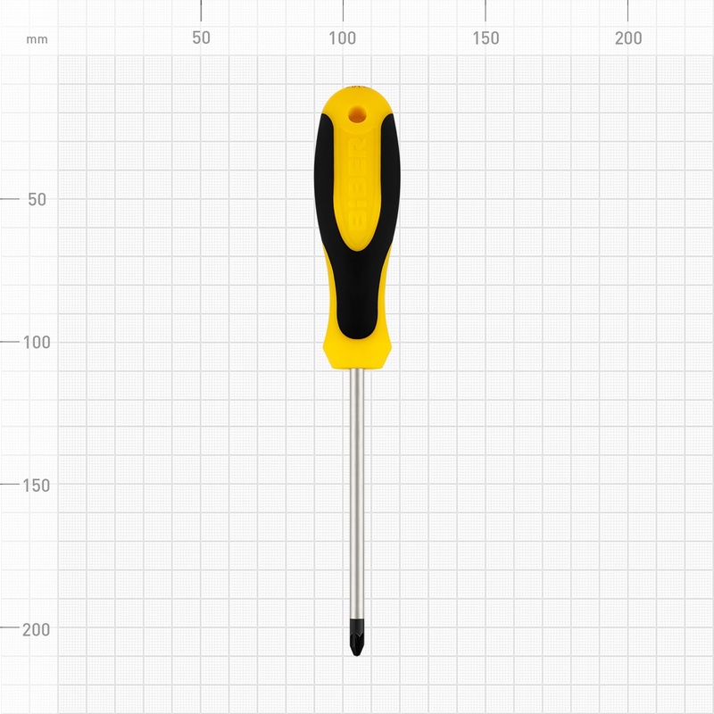 Отвертка Biber 85549 Эксперт PZ 1х100 мм