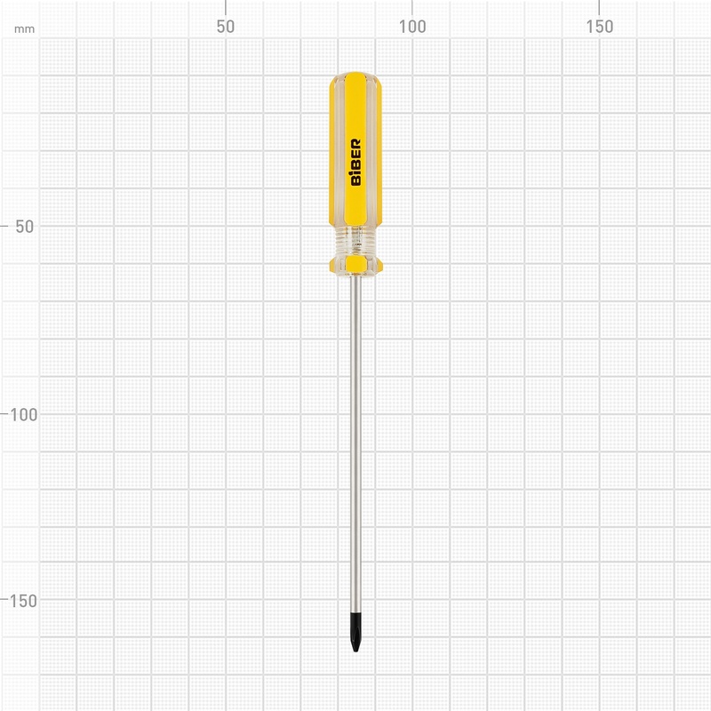 Отвертка Biber 85581 Стандарт PH 0х100 мм