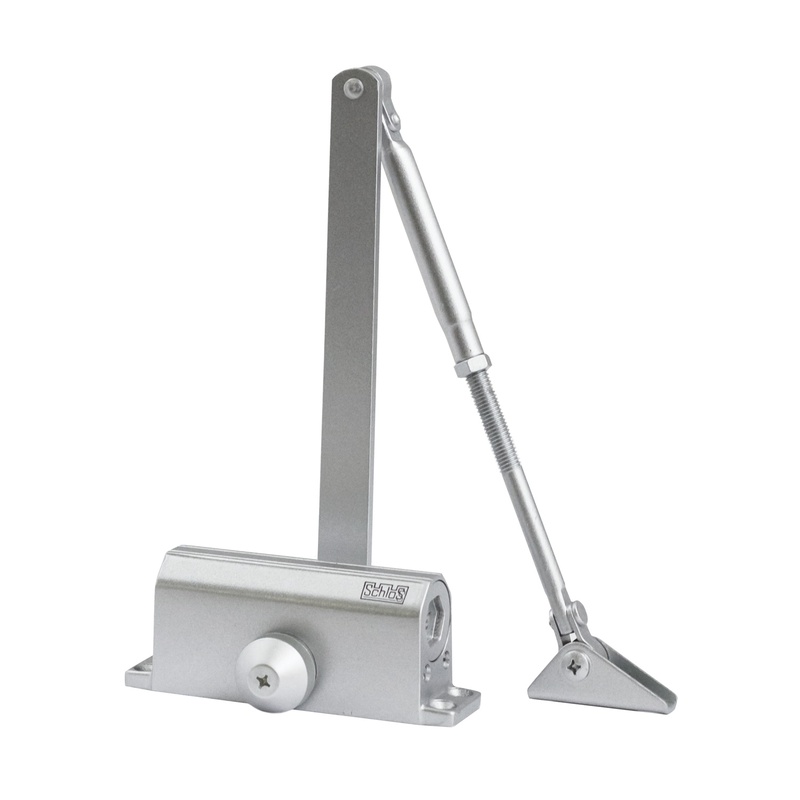 Доводчик SCHLOSS 61001 25-45 кг (макс 60 кг) серебро