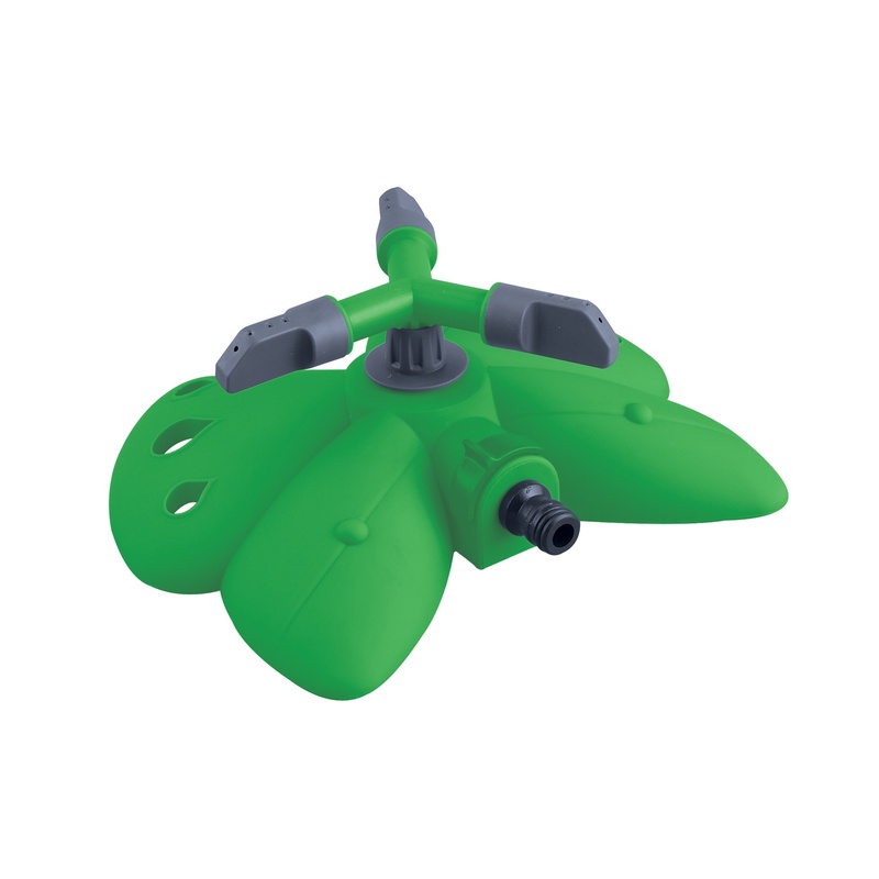 Дождеватель на подставке бабочка Farina 93435, 3 сопла 1/2" (48)