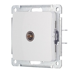 Розетка телевизионная TV с/у Master РСТВ-401, 1 гнездо, белая