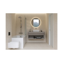 Плитка настенная Gracia Ceramica Efa 01, бежевый, 250х400х8 мм