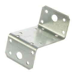 Уголок крепежный Z-образный, 35х70х35х55х2 мм, оцинк.