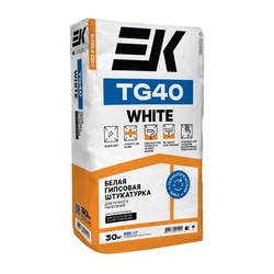 Штукатурка гипсовая ЕК TG40 белая, 30 кг