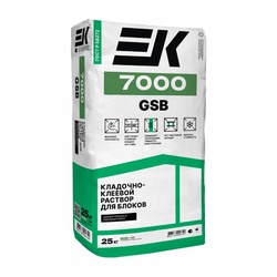 Кладочно-клеевой раствор ЕК 7000, 25 кг