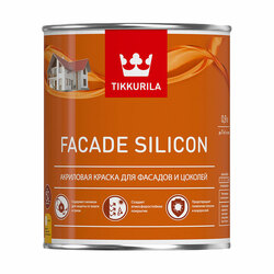 Краска фасадная Tikkurila/Tikkivala Facade Silicon VVA глубокоматовая (0,9 л)