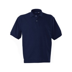 Футболка-поло короткий рукав синяя р. M