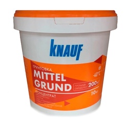 Грунтовка Knauf Миттельгрунд F для гигроскопичных поверхностей (10 кг)