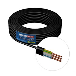 Кабель ВВГбм-Пнг-LS 3х4 мм², черный (1 п.м.)