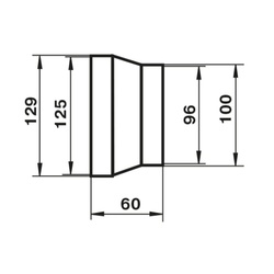 Редуктор Наш Вент 211 d=100, 125 мм