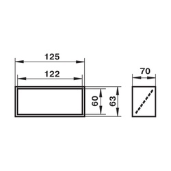 Соединитель с клапаном Наш Вент 7171, 120х60 мм